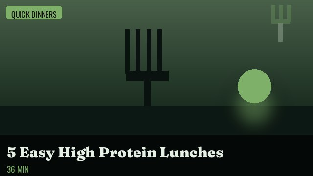 5 EASY HIGH PROTEIN LUNCHES | Healthy Meal Prep Ideas for the Week